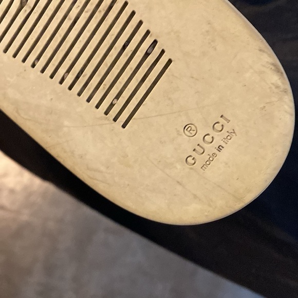 GUCCI GUCCISSIMA TRAINERS SIZE 9 OR 43 EURO FITS LIKE 9.5-10 BURNT RED COLOR - Picture 4 of 14